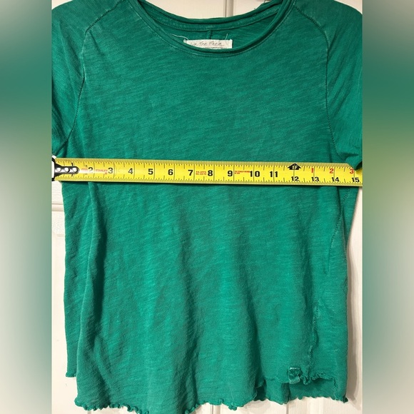 Free People Be my Baby Tee Shirt - KELLY GREEN 🍀 - Picture 6 of 8